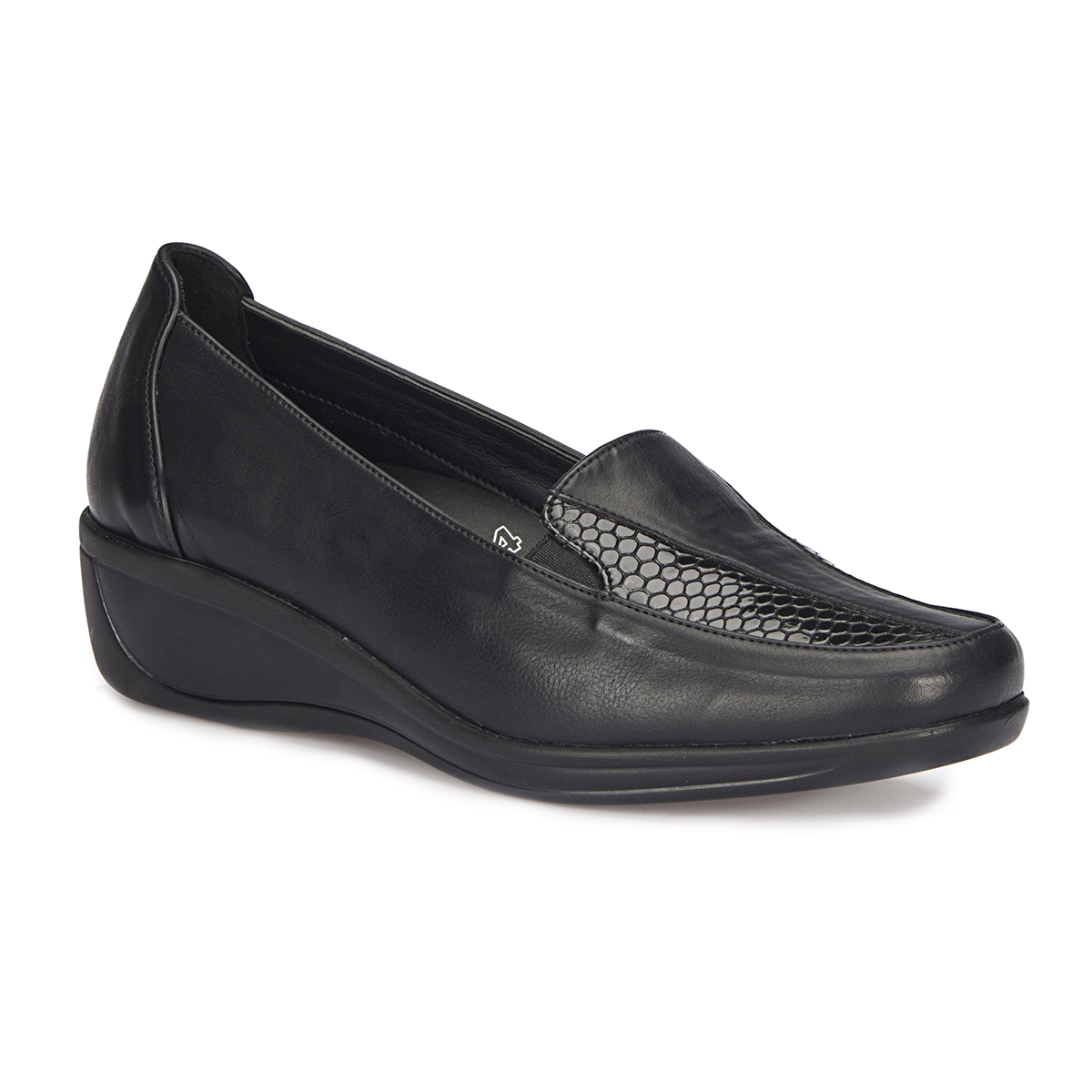 Flo 72.110008.Z Siyah Kadın Comfort Ayakkabı. 1