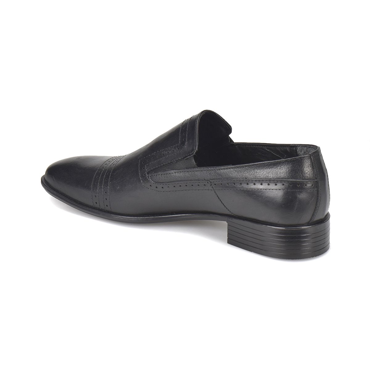 Flo 886 Siyah Erkek Klasik Ayakkabı. 3