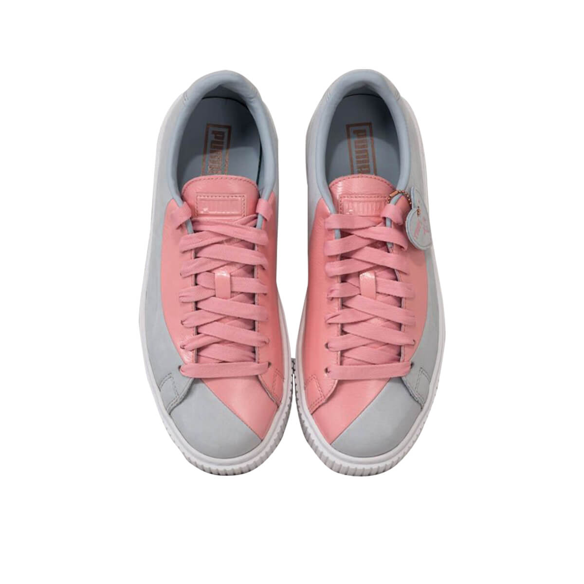 Puma basket platform on sale valentine