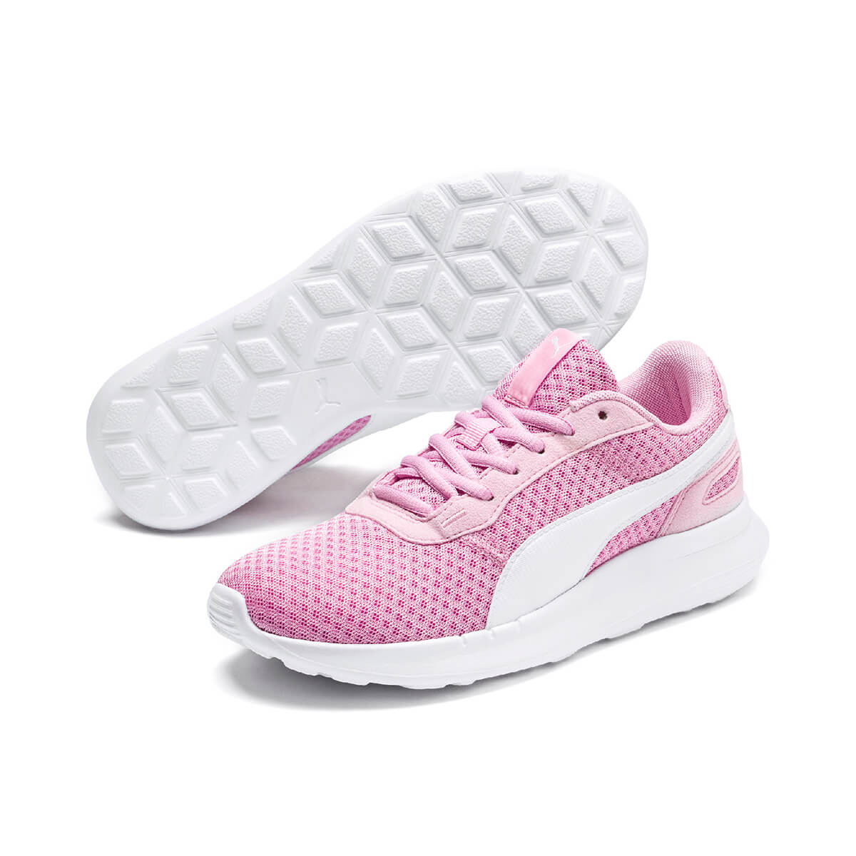 Puma St Activate Jr Pembe Kiz Cocuk Sneaker Ayakkabi 100415215 Flo