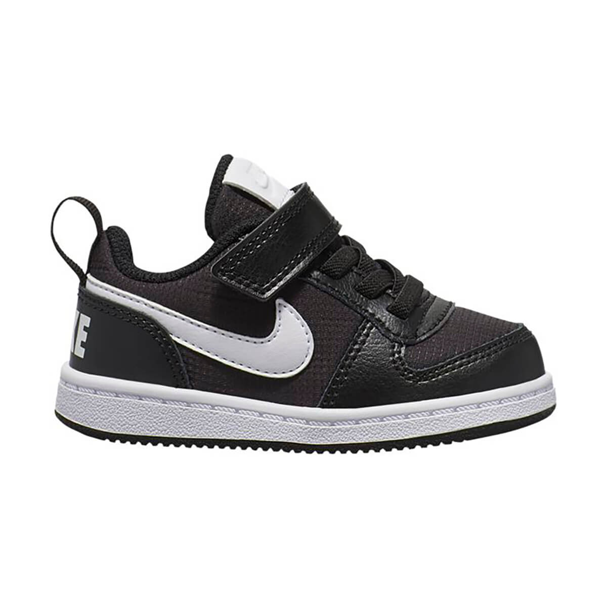 Nike Court Borough Low Pe Tdv Siyah Erkek Cocuk Yuruyus Ayakkabisi 100481031 Flo