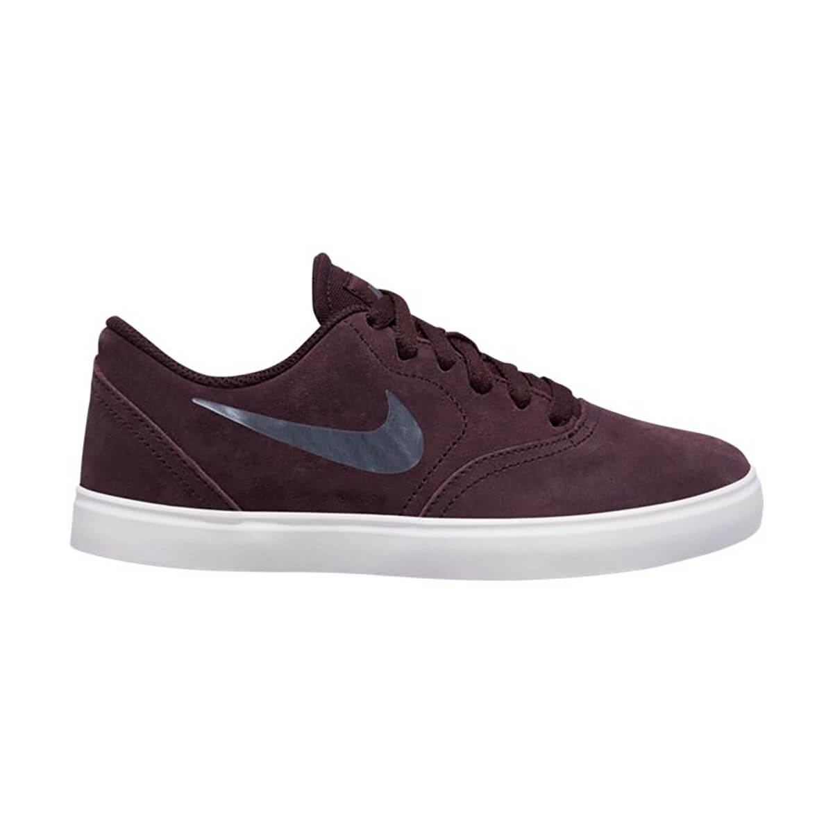 Flo SB CHECK SUEDE ESS Bordo Erkek Cocuk Sneaker Ayakkab