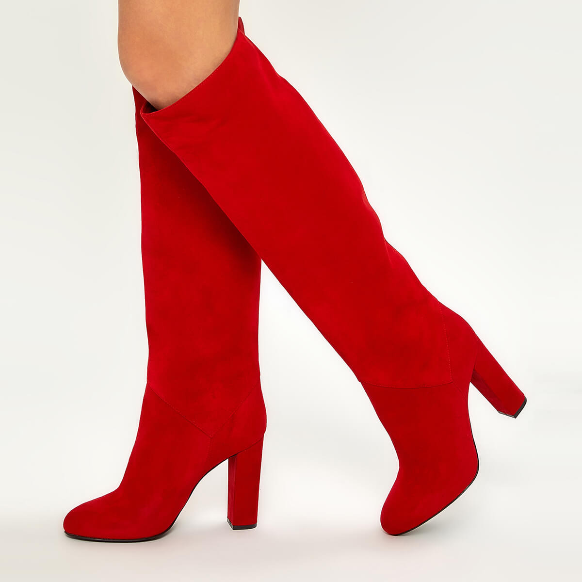 Nine West XTRA Kırmızı Kadın Topuklu Çizme. 5