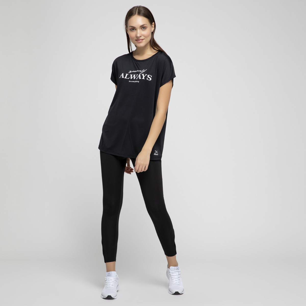 Flo CAROL T-SHIRT Siyah Kadın T-Shirt. 1