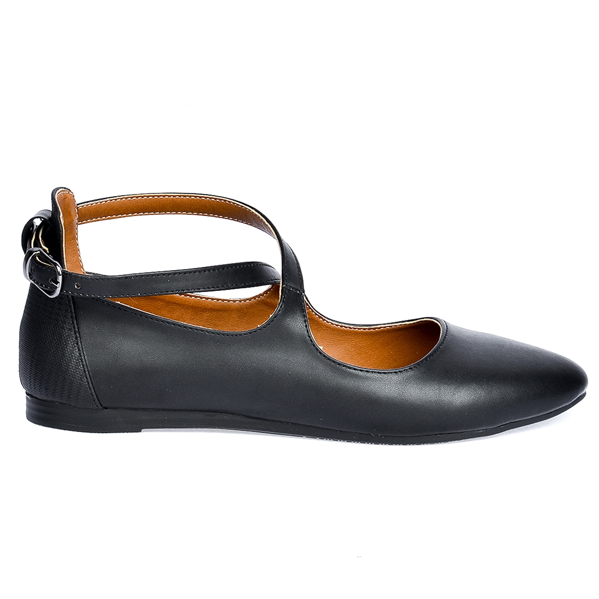 Flo 1920-203 Cilt Sandalet Kadın Babet Ayakkabı SİYAH. 1