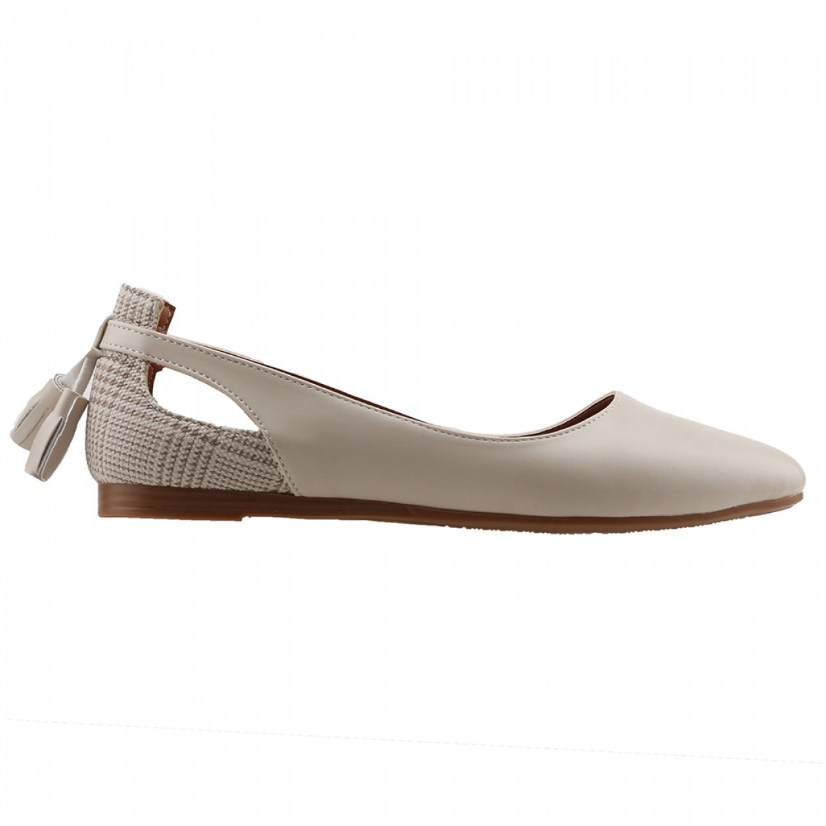 Flo 1920-204 Günlük Fiyonklu Sandalet Kadın Cilt Babet Ayakkabı TEN. 1