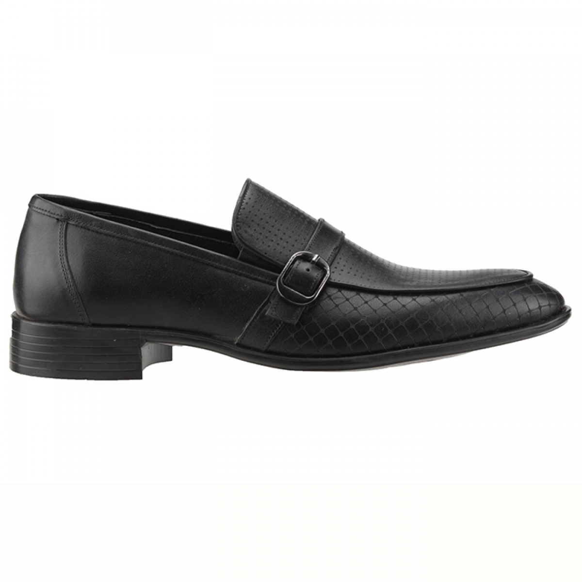 Flo Epaş 211132-M Siyah % 100 Deri Günlük Klasik Erkek Ayakkabı. 1