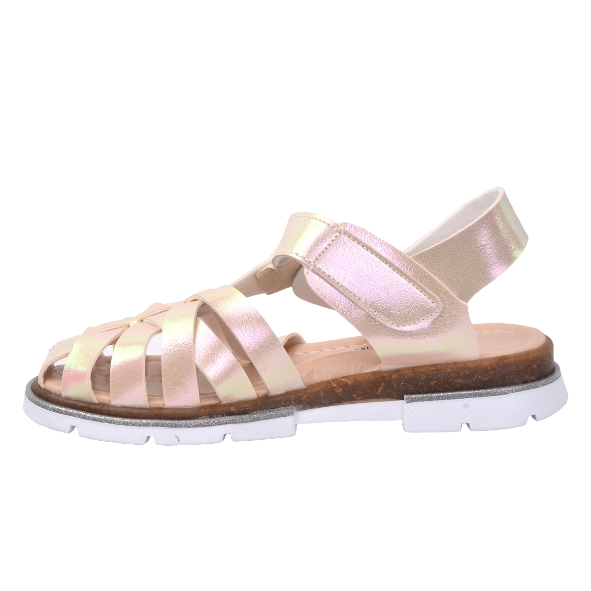 Kiko Şb 2430-39 Kız Çocuk Sandalet Terlik Sedef - Görsel 4