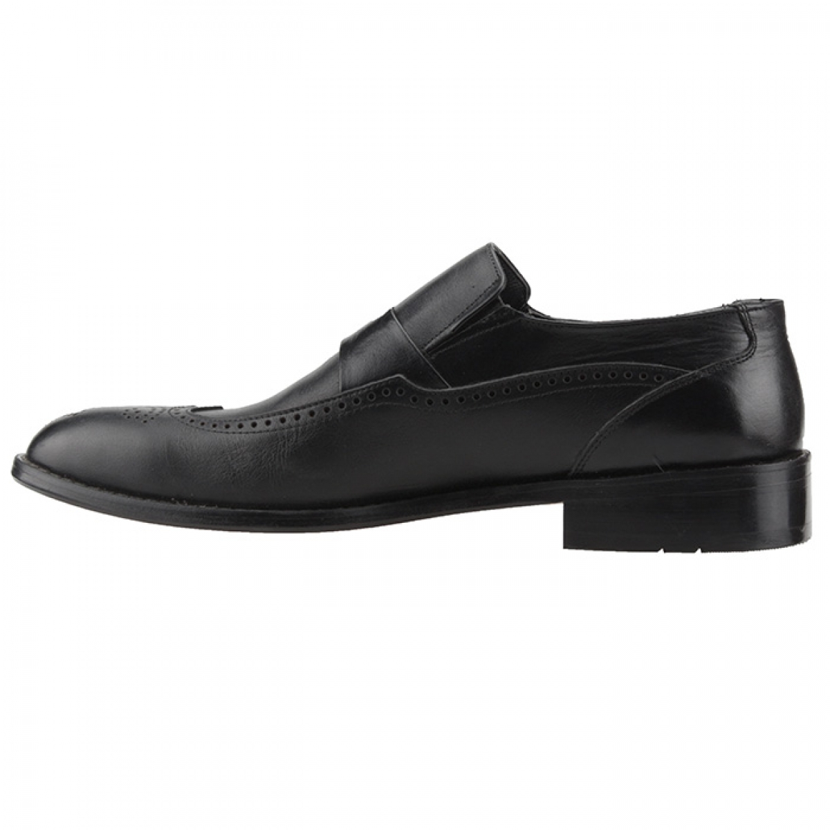 Flo Epaş 13207 Siyah % 100 Deri Günlük Klasik Erkek Ayakkabı. 1