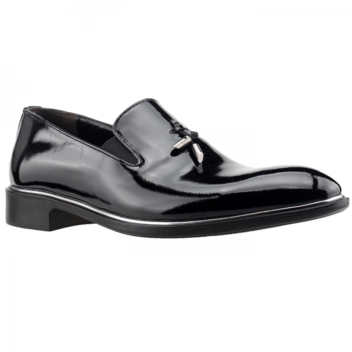 Flo Tamboga N560 Günlük Abiye Damatlık Klasik Erkek Ayakkabı SİYAH. 2