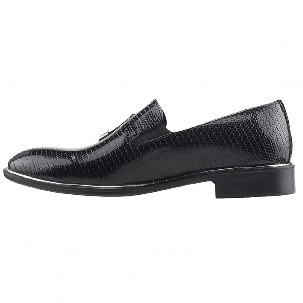 Flo Tamboga N561 Günlük Abiye Damatlık Klasik Erkek Ayakkabı SİYAH. 3