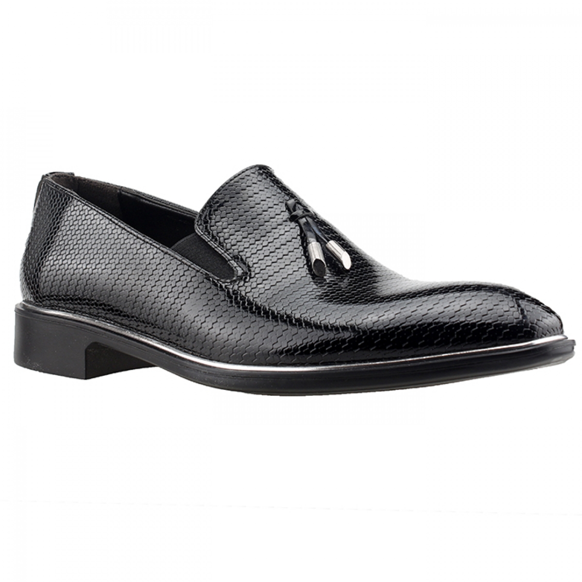 Flo Tamboga N561 Günlük Abiye Damatlık Klasik Erkek Ayakkabı SİYAH. 1