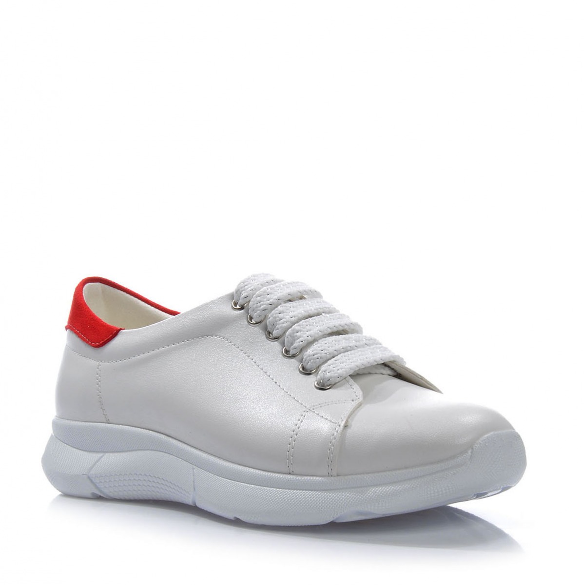 Flo Kadın  Beyaz- Kırmızı Spor Ayakkabı VZN-315Y. 2