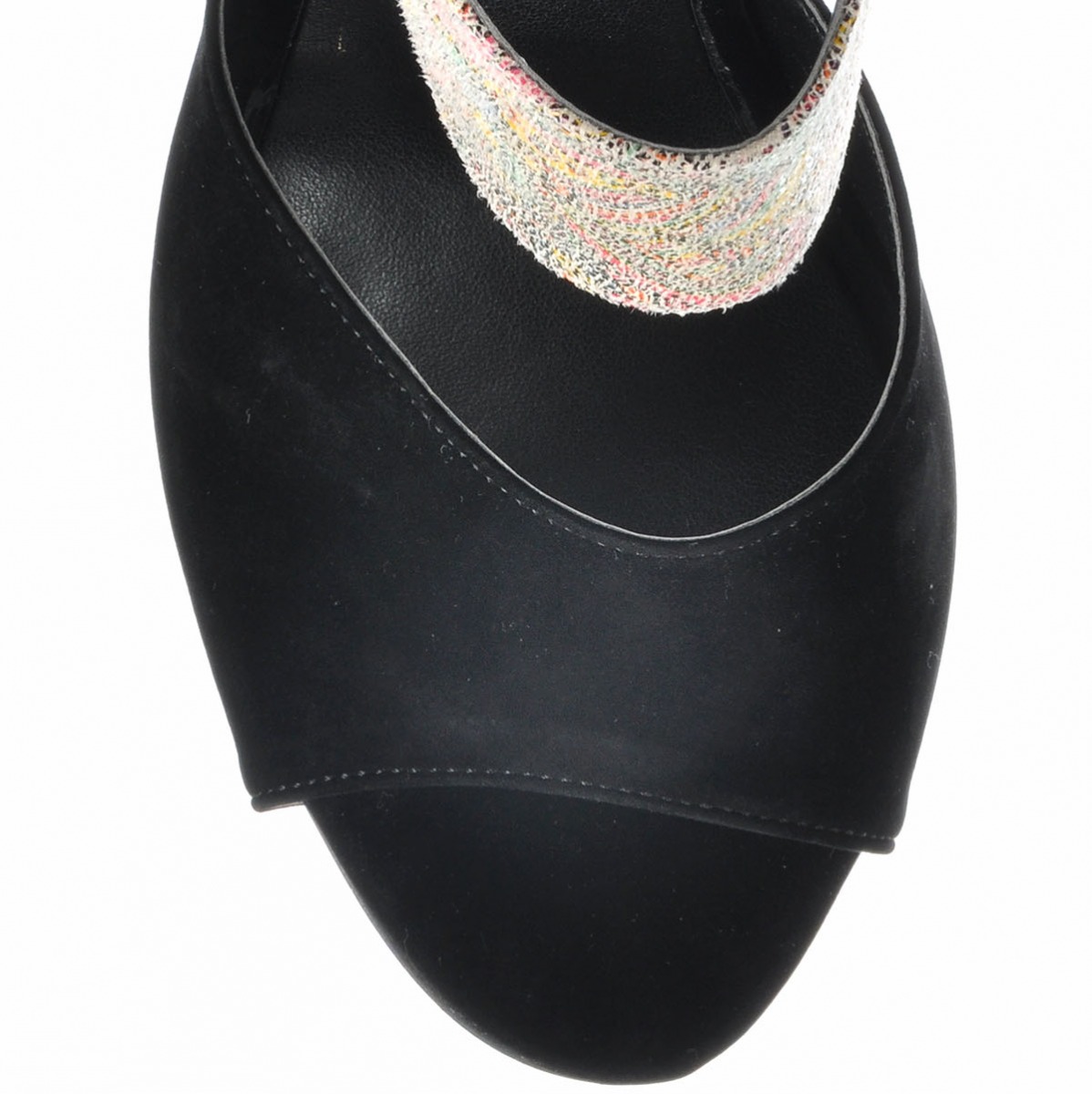 Flo Kadın  Siyah-Süet Klasik Topuklu Ayakkabı VZN-188Y. 4