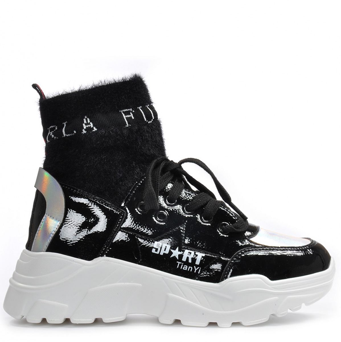 Flo Kadın Siyah Spor Sneaker Ayakkabı VZN19-084K. 3