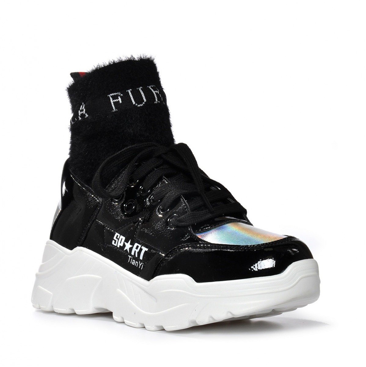 Flo Kadın Siyah Spor Sneaker Ayakkabı VZN19-084K. 2