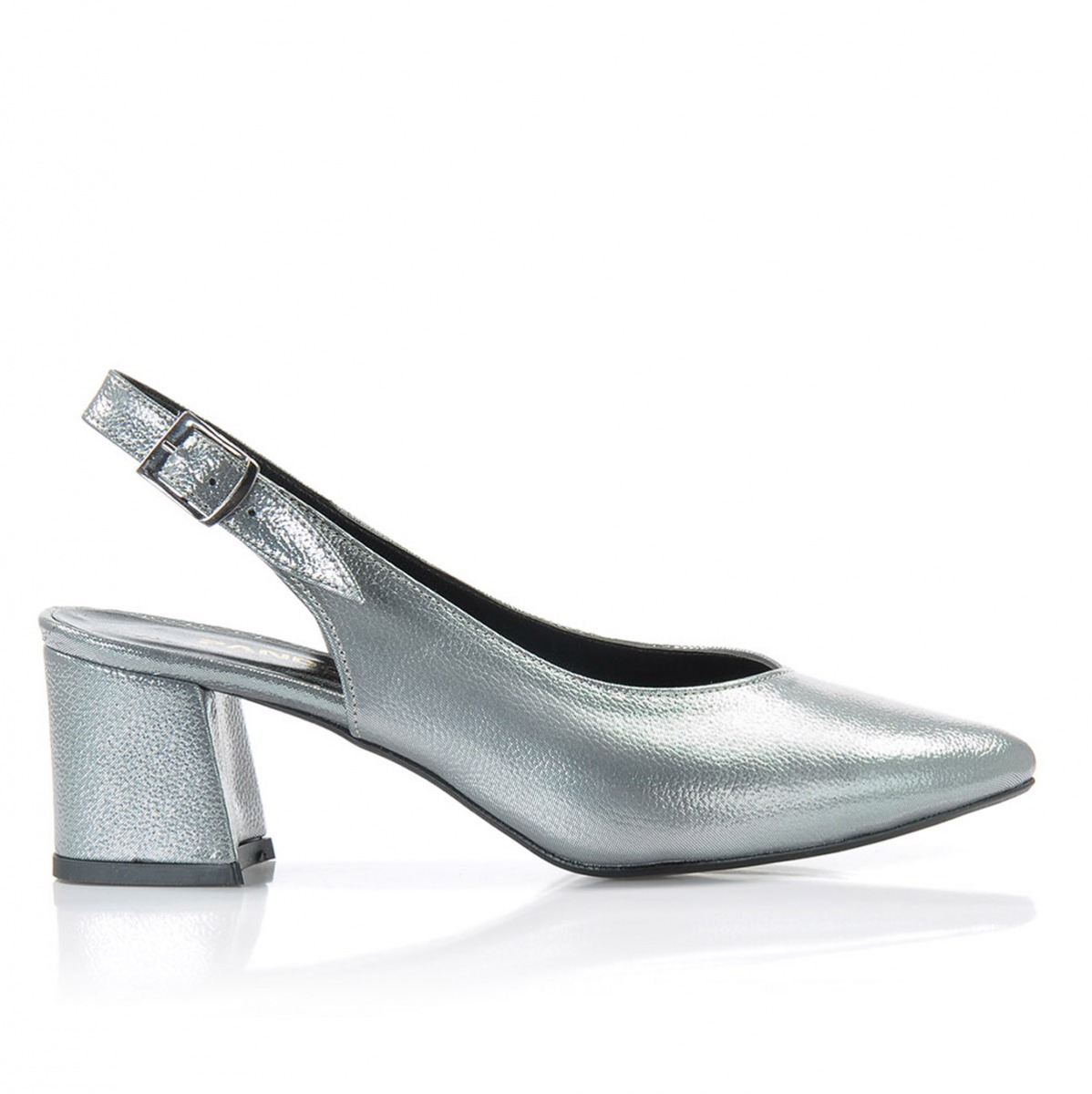 Flo Kadın  Gümüş Klasik Topuklu Ayakkabı VZN-086Y. 2
