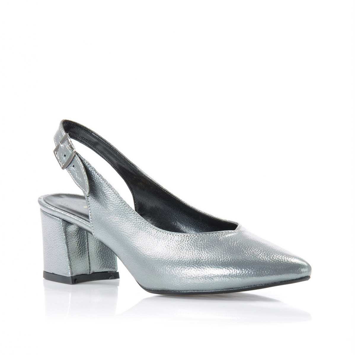 Flo Kadın  Gümüş Klasik Topuklu Ayakkabı VZN-086Y. 3