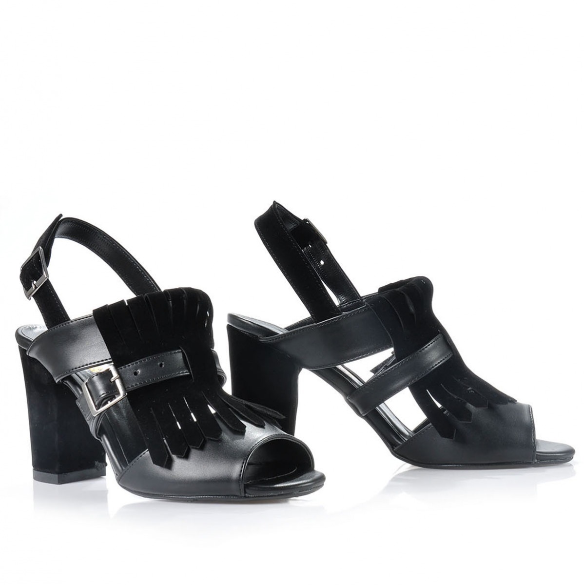 Flo Kadın  Siyah Klasik Topuklu Ayakkabı VZN-159Y. 5