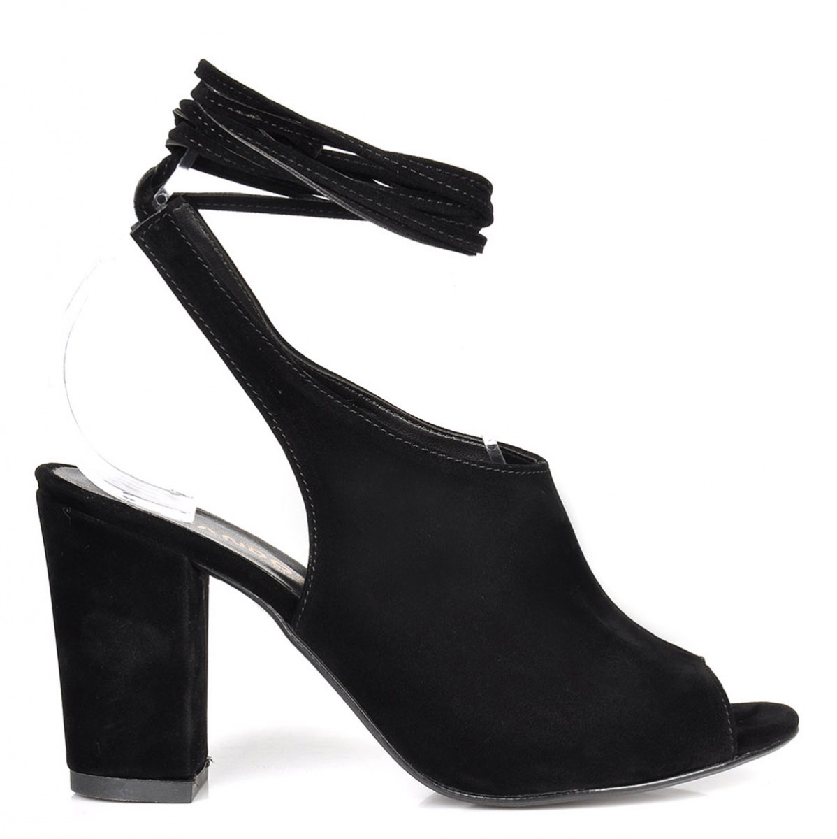 Flo Kadın  Siyah-Süet Klasik Topuklu Ayakkabı VZN-273Y. 1