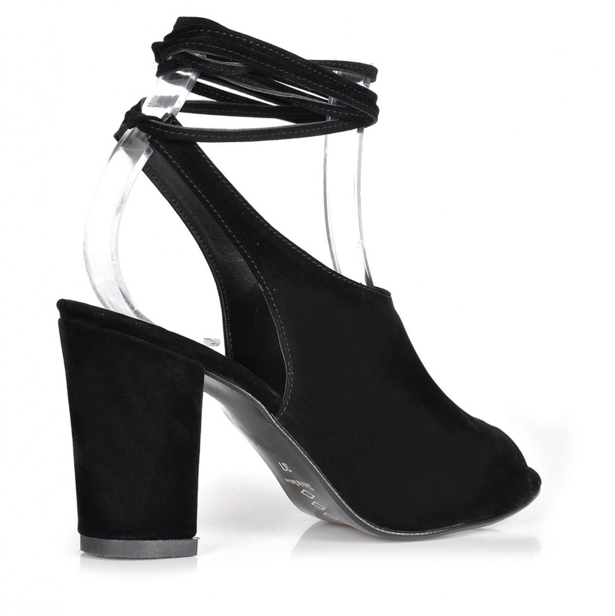 Flo Kadın  Siyah-Süet Klasik Topuklu Ayakkabı VZN-273Y. 3