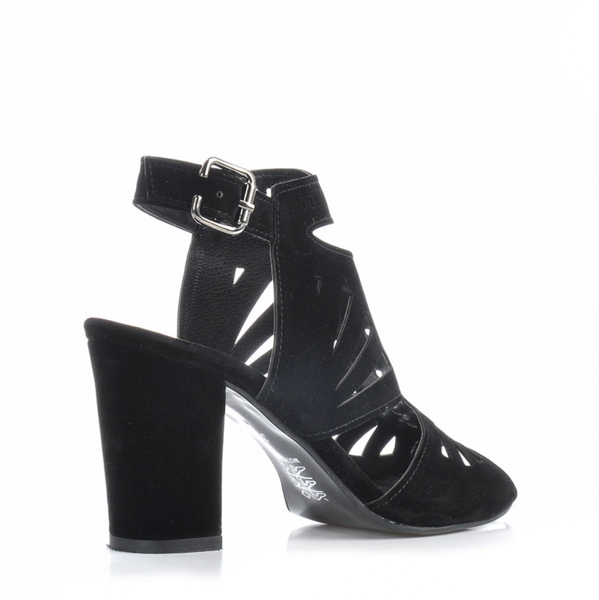 Flo Kadın  Siyah-Süet Klasik Topuklu Ayakkabı VZN-229Y. 3