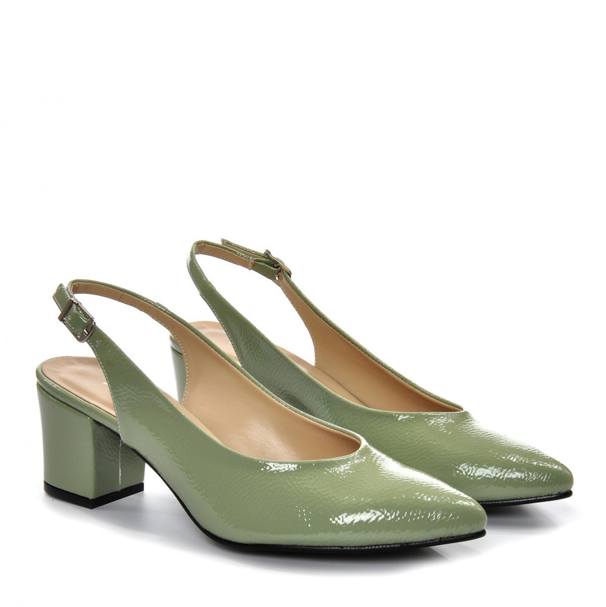 Flo Kadın  Yeşil Klasik Topuklu Ayakkabı VZN-233Y. 5