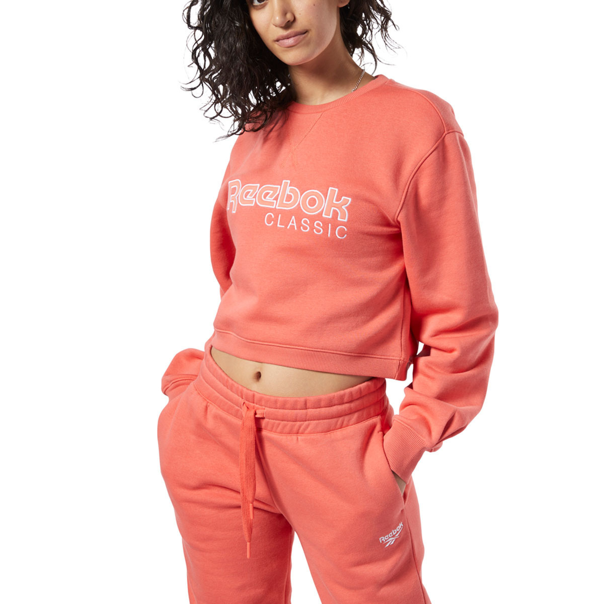 Flo CL FL CREW Turuncu Kadın Sweatshirt. 3