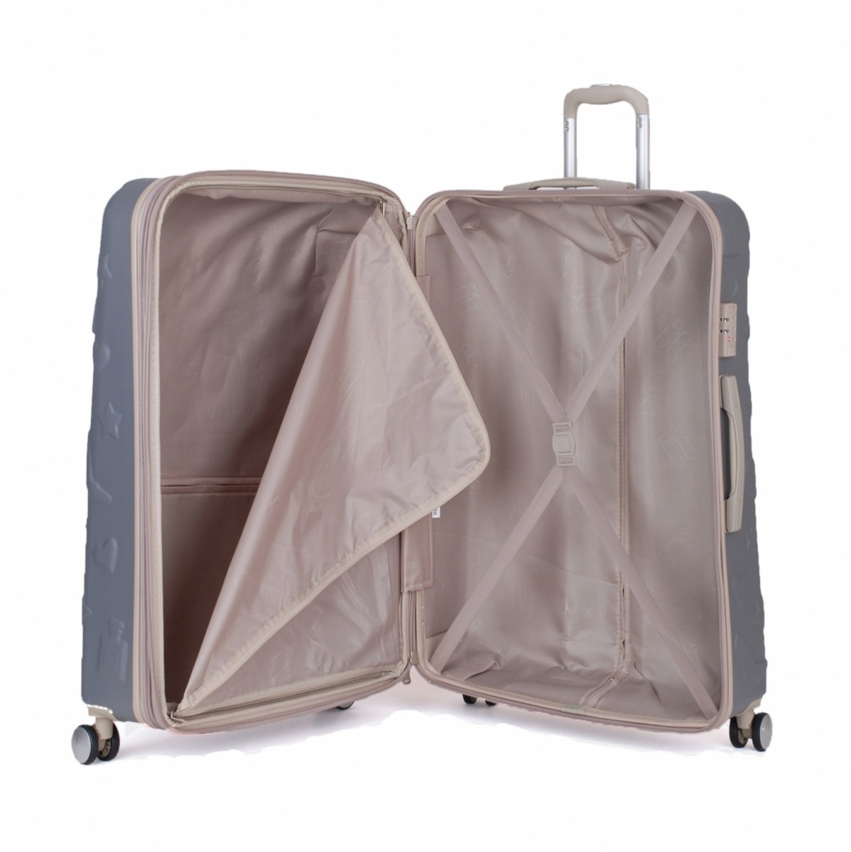 Flo Unisex IT Luggage Girl Essentials Büyük Boy Valiz 16-2240-08. 7