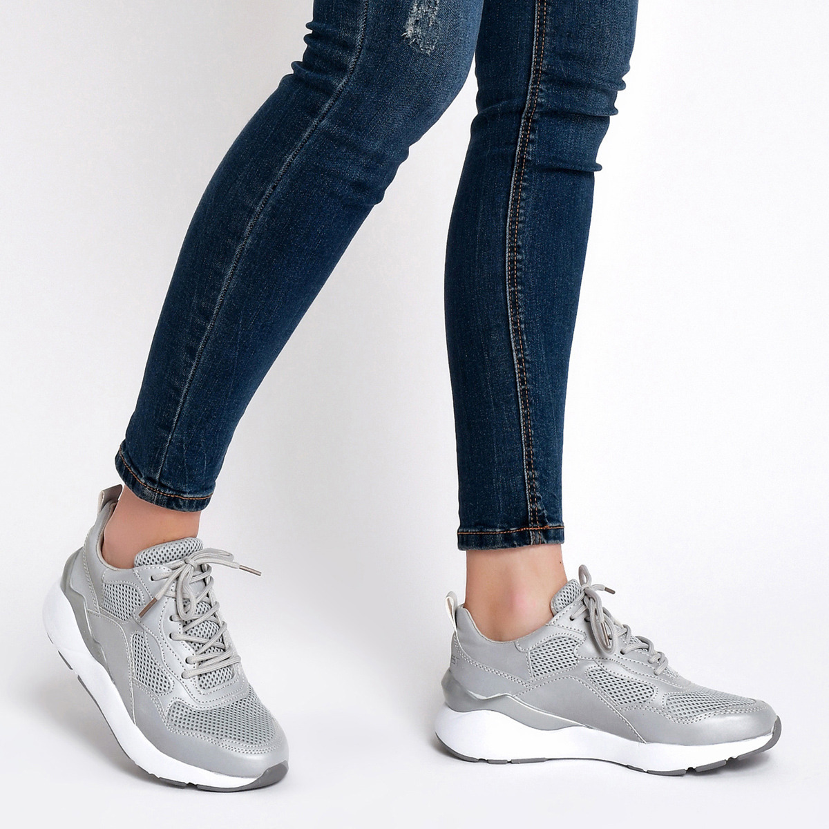 Nine West REFLECT Gri Kadın Sneaker. 7