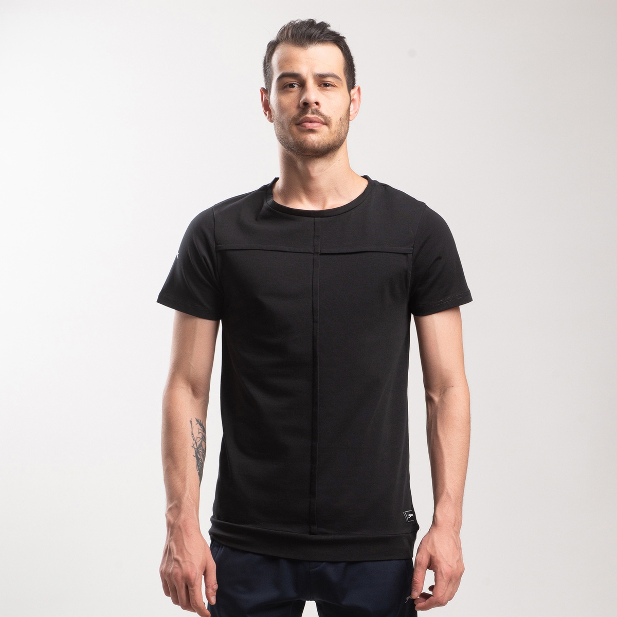 Flo PONZA Erkek T-Shirt Siyah. 1