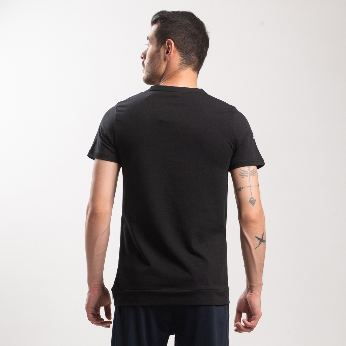 Flo PONZA Erkek T-Shirt Siyah. 5