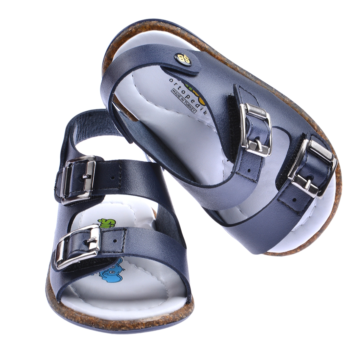 Şirin Bebe Şirin Bebe Kiko Şb 2330-2339 Orto pedik Erkek Çocuk İlk Adım Sandalet Terlik Lacivert Sandalet & Terlik | Flo Lacivert - 5. görsel