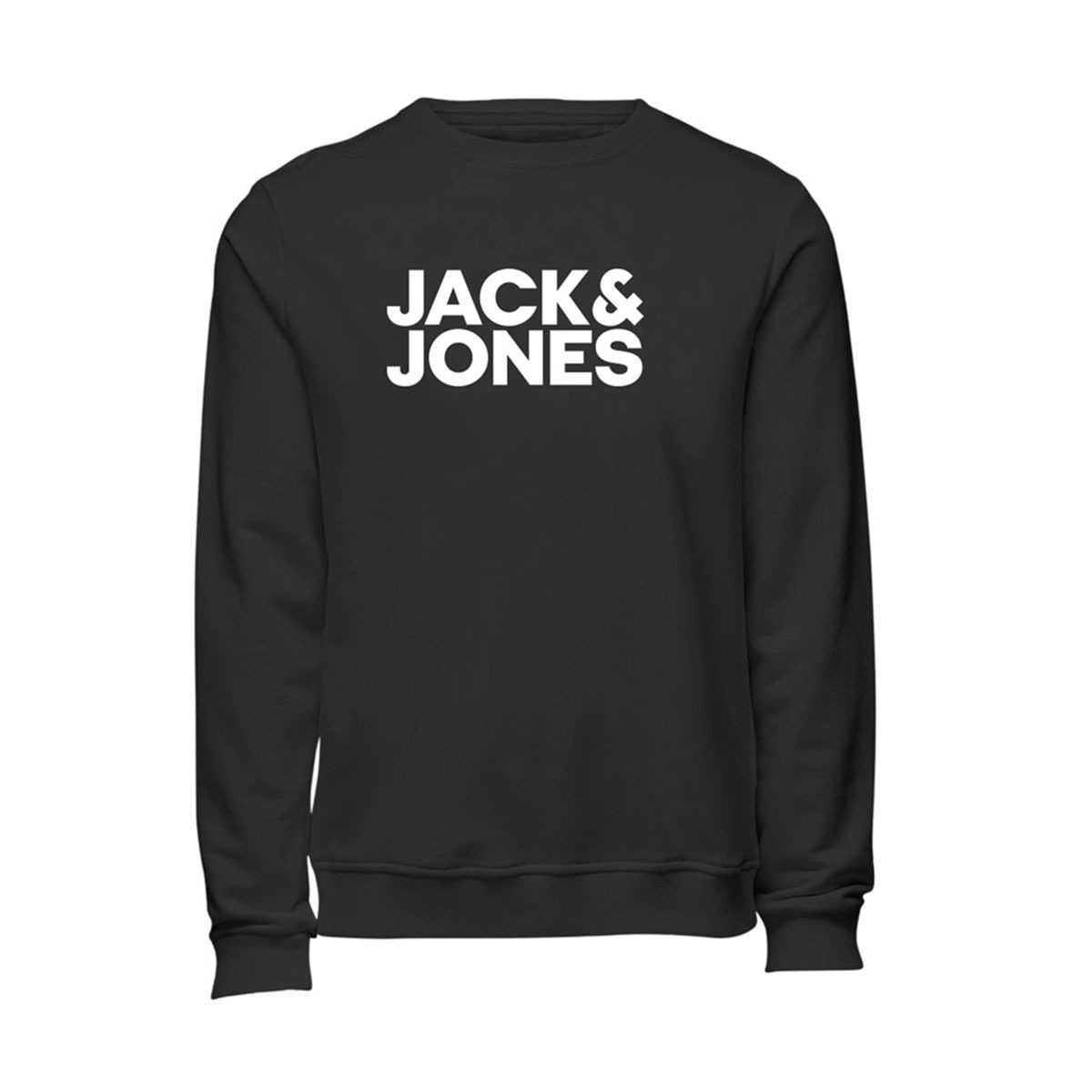 Flo Jack -- Jones JJECORP LOGO SWEAT CREW N Siyah Erkek Sweatshirt. 1