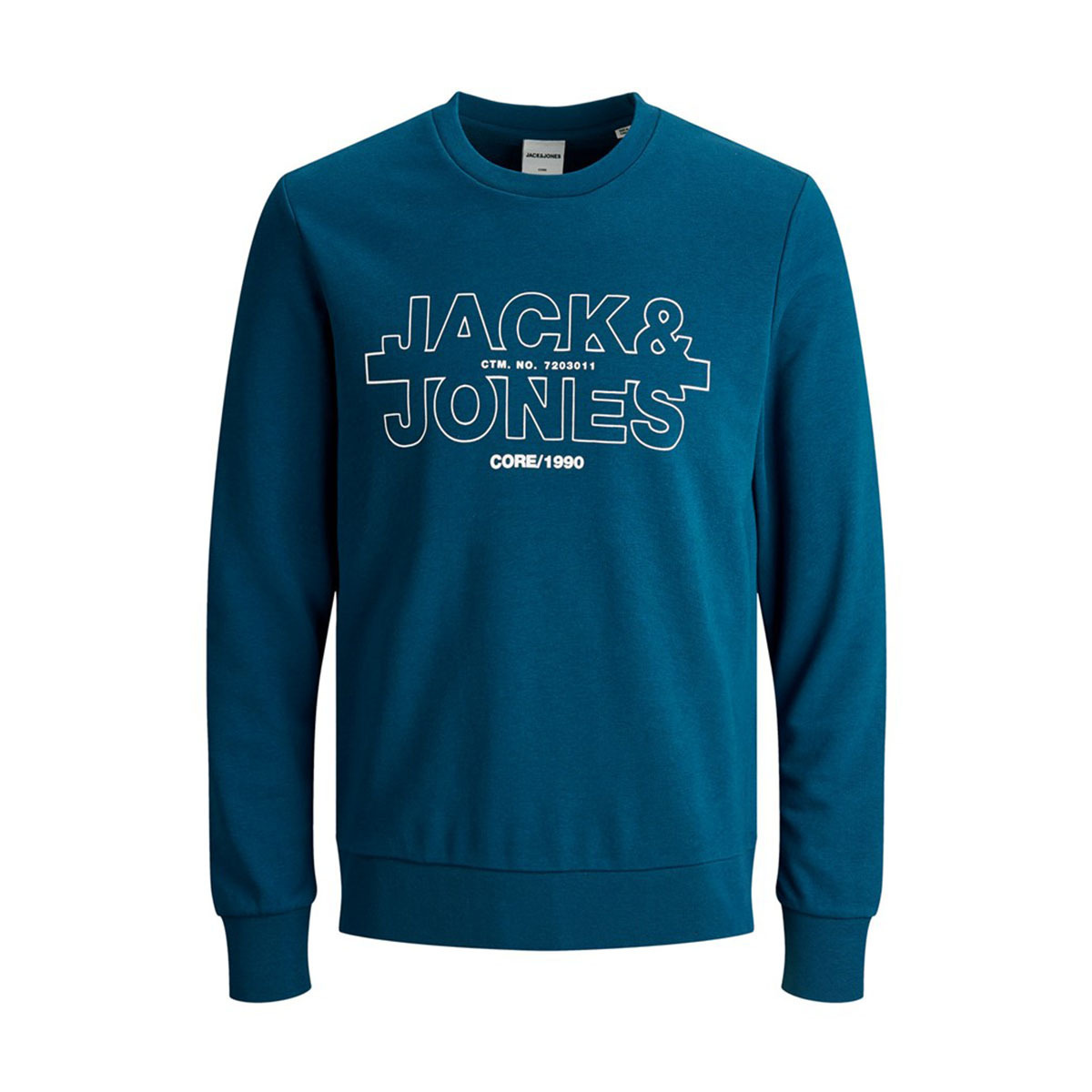 Flo Jack -- Jones JCORAIN SWEAT CREW NECK Mavi Erkek Sweatshirt. 1