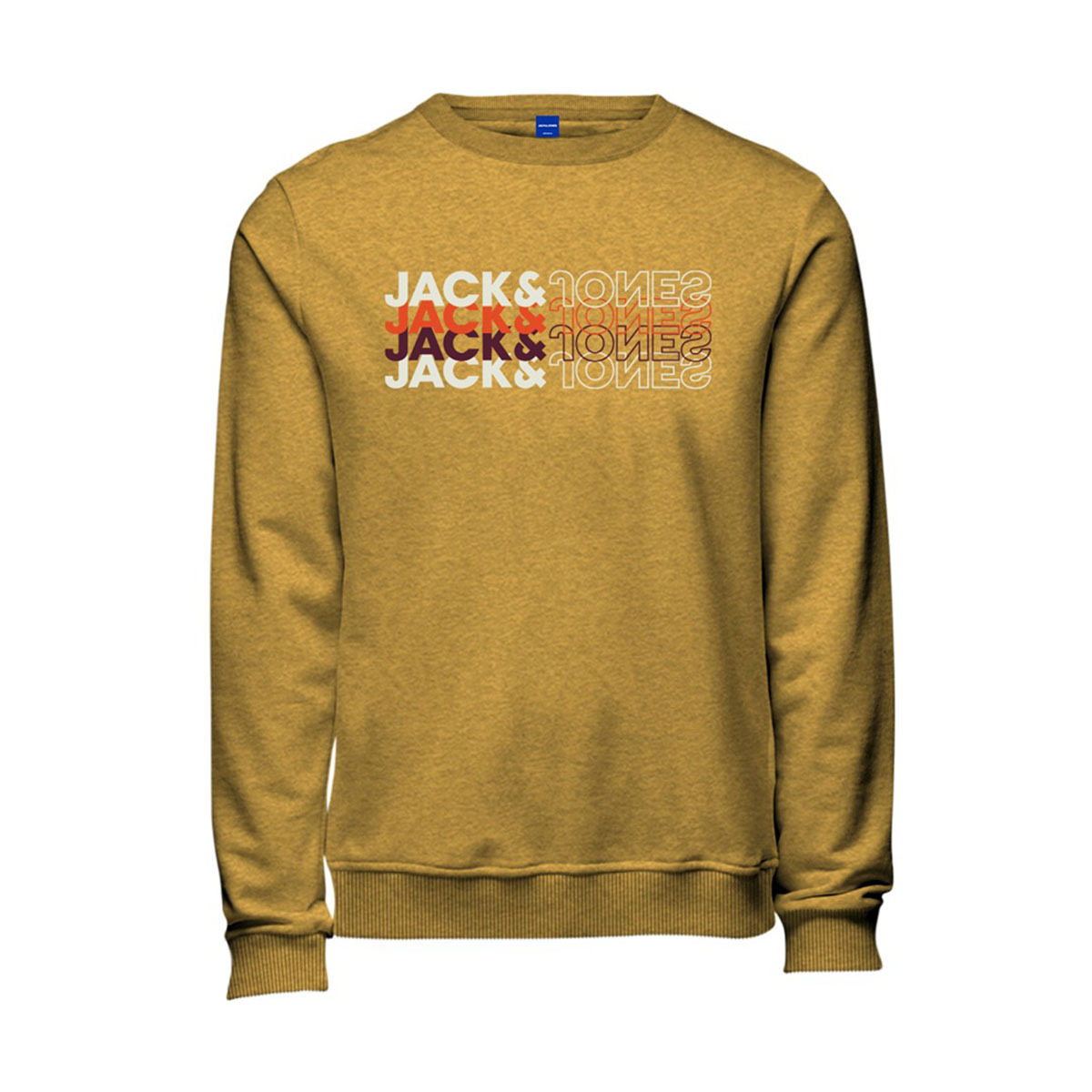 Flo Jack -- Jones JORREPEATING SWEAT CREW N Siyah Erkek Sweatshirt. 2