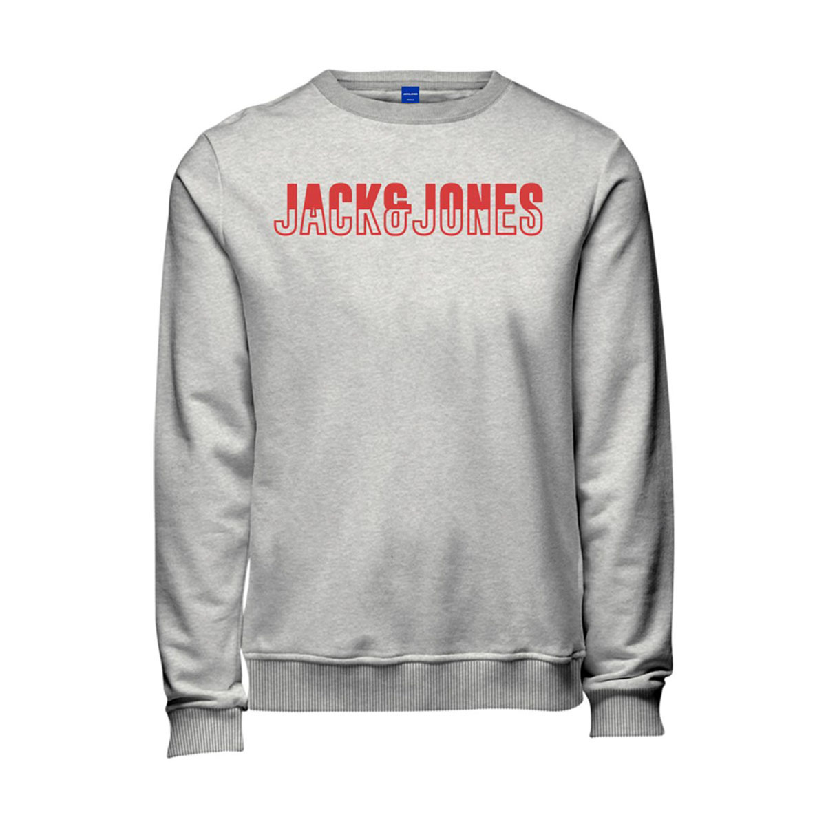 Flo Jack -- Jones JORMATAR SWEAT CREW NECK Gri Erkek Sweatshirt. 1