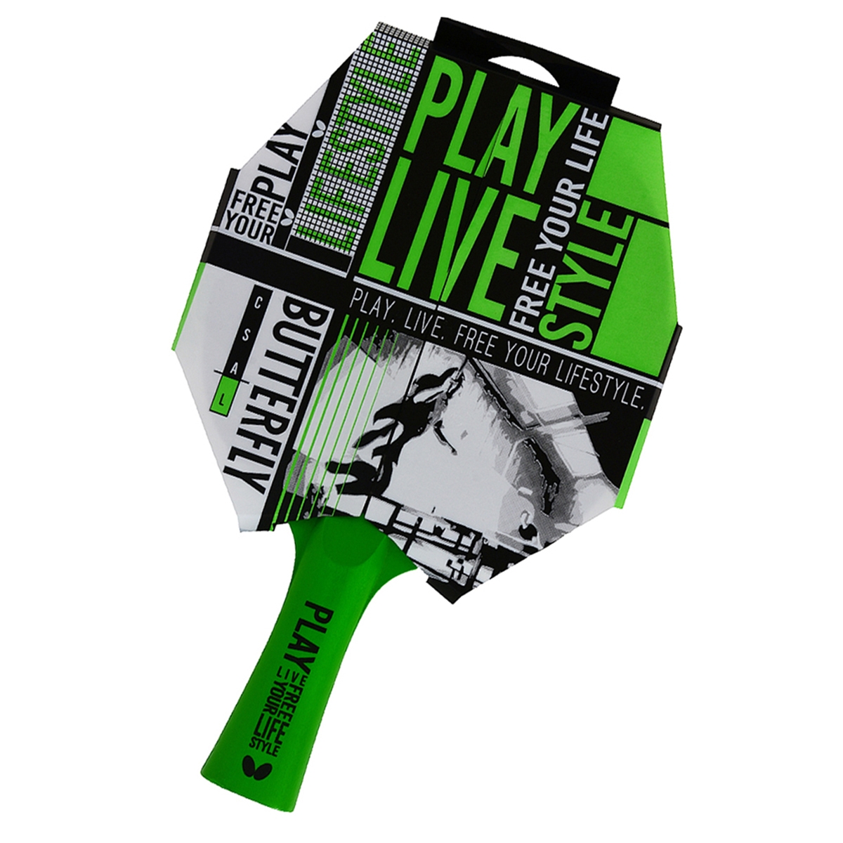 Butterfly 85205 Free Your Style Ittf Onayli Masa Tenisi Raketi 200033257 Flo