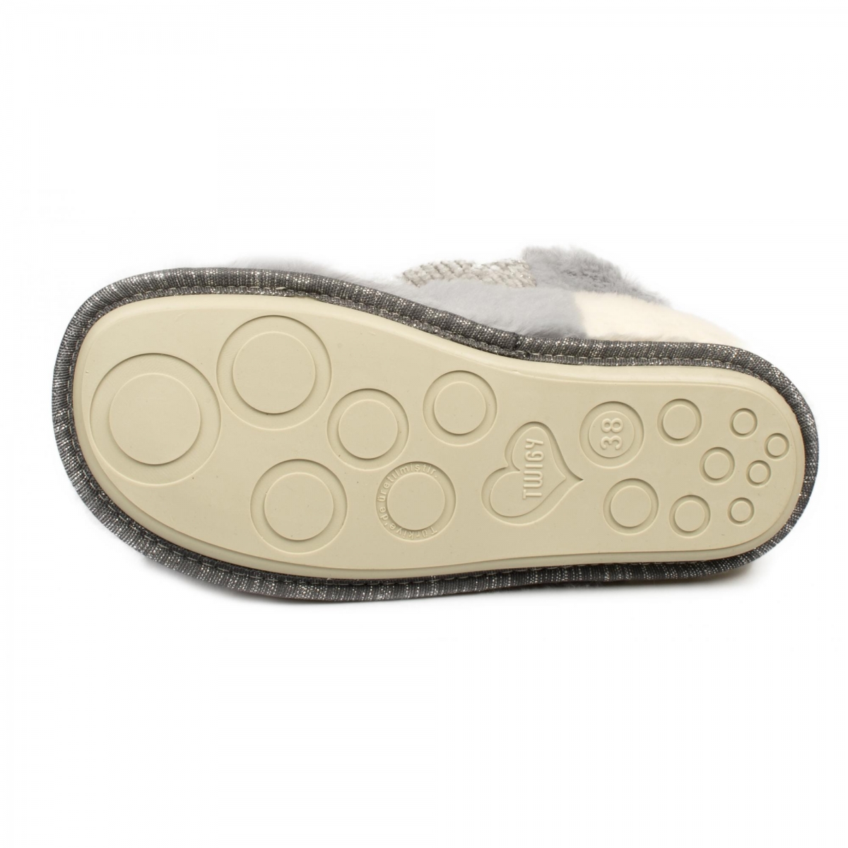 Twigy Rr0660F Tw Kolet Gri Kadın Panduf - Görsel 6