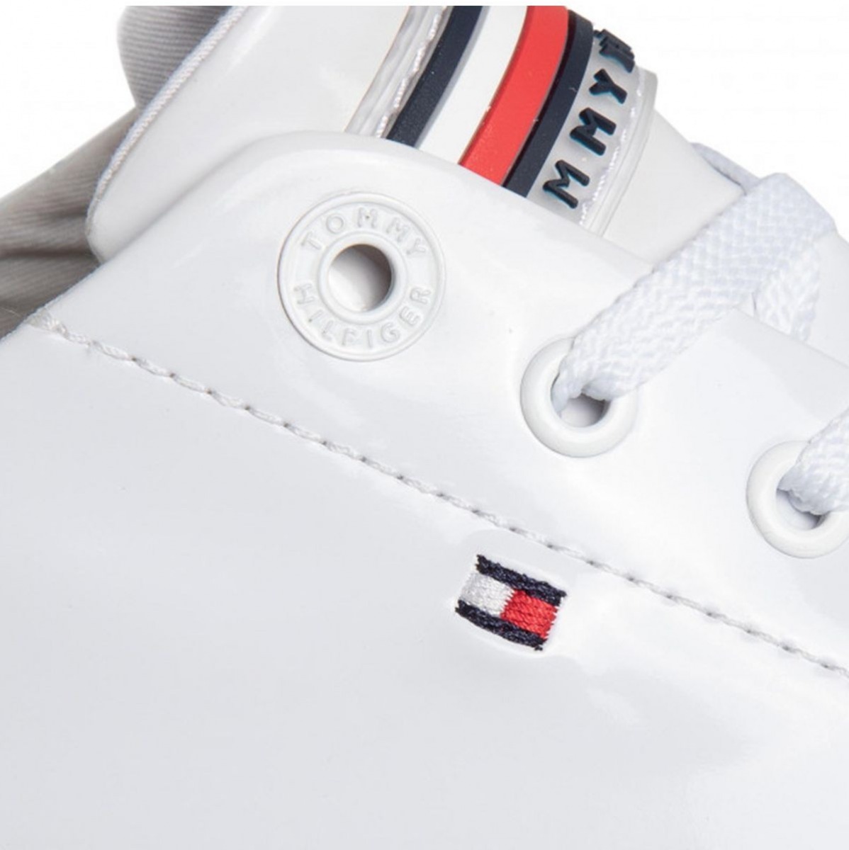 tommy hilfiger striped flatform sneaker