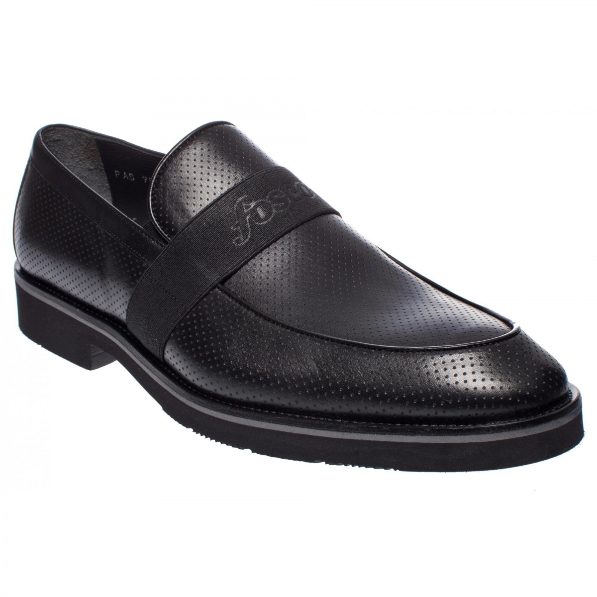 9580 Lazer Bağsız Klasik Eva Siyah Erkek Ayakkabı