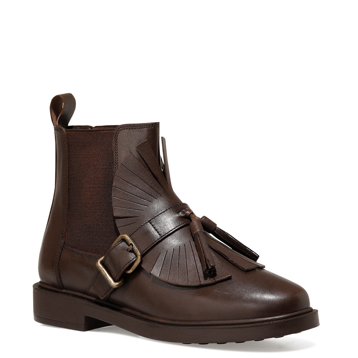 Nine West FRINGE Koyu Kahve Kadın Düz Bot 100584707 Nine West