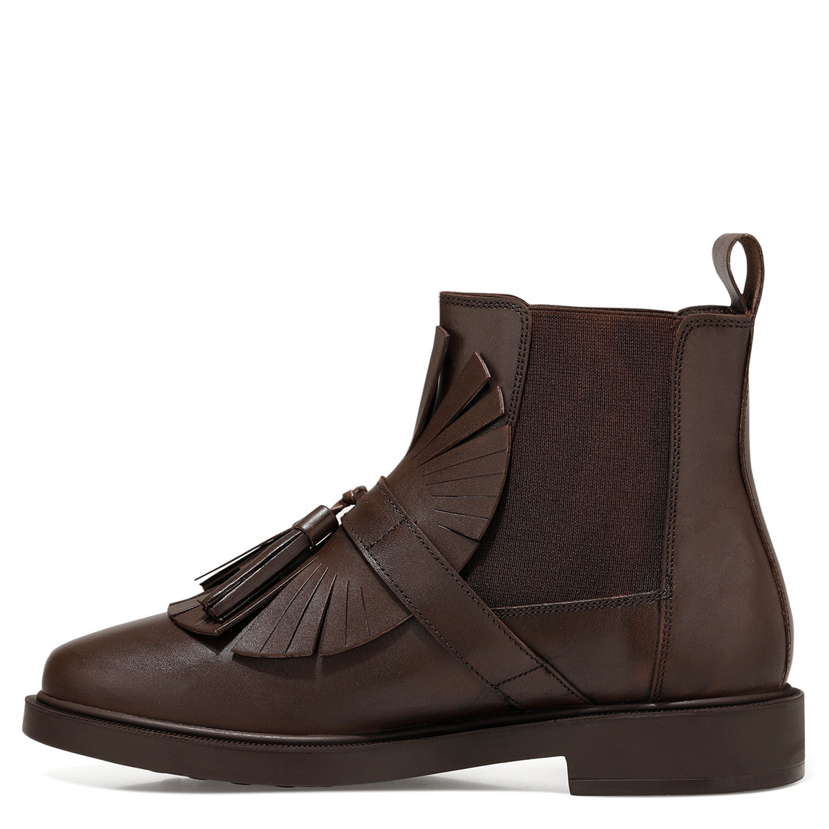 Nine West FRINGE Koyu Kahve Kadın Düz Bot 100584707 Nine West