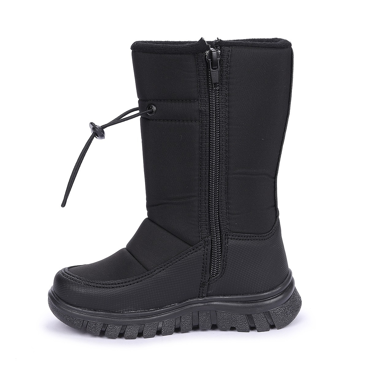 Nuh Fermuarlı Kız Çocuk Kar Botu Ayakkabı SİYAH - Görsel 6