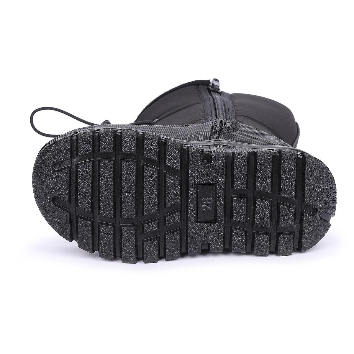 Nuh Fermuarlı Kız Çocuk Kar Botu Ayakkabı SİYAH - Görsel 7