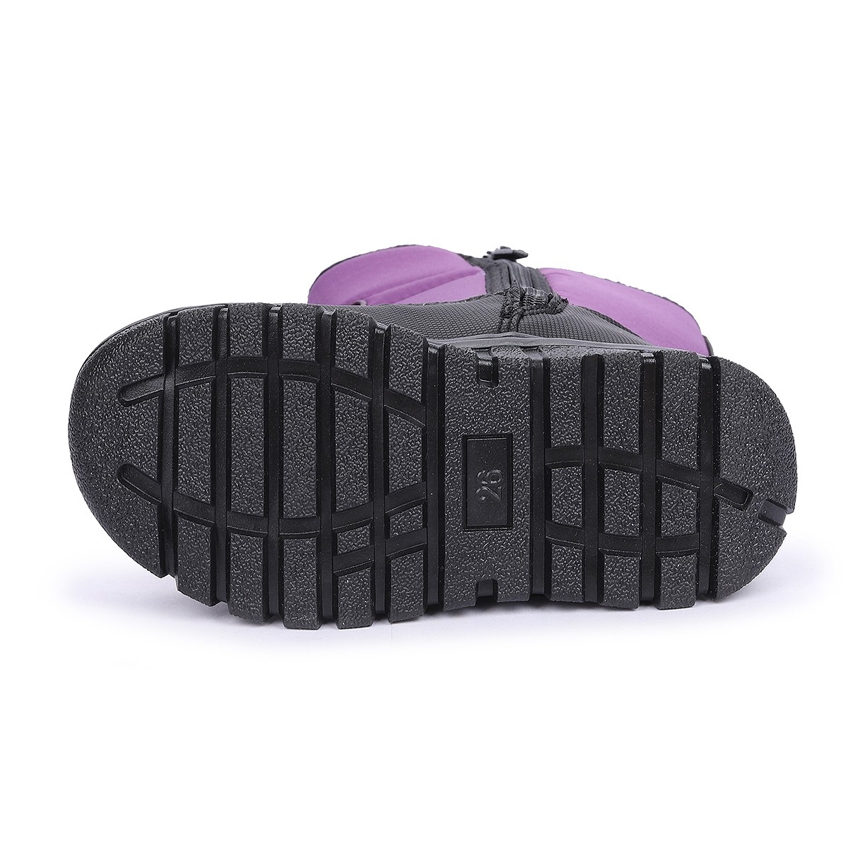 Nuh Fermuarlı Kız Çocuk Kar Botu Ayakkabı MOR - Görsel 7