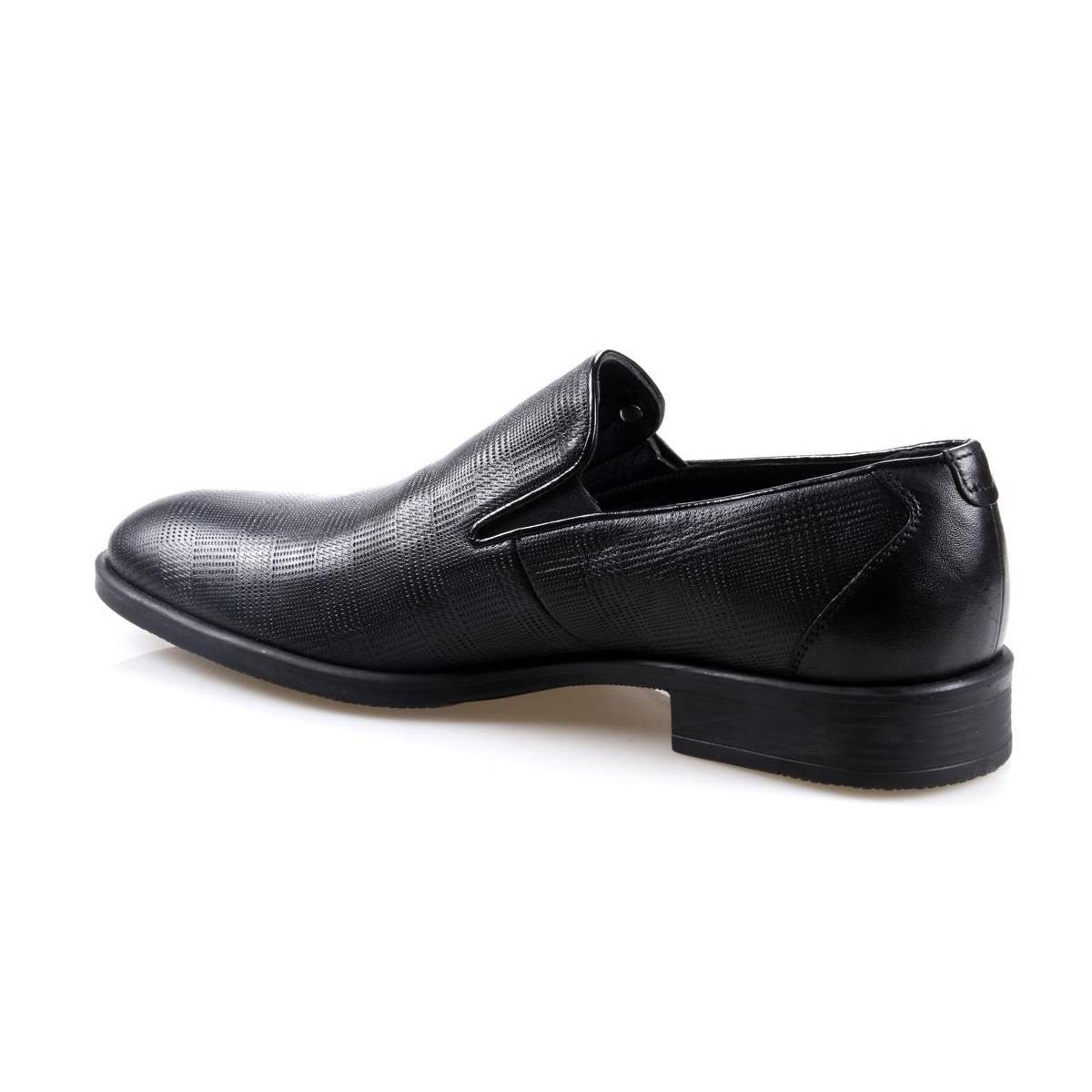 Flo 1453 Siyah Erkek (39-44) Deri Klasik Ayakkabı. 3