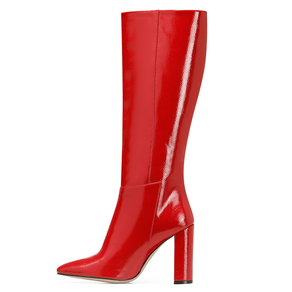 Nine West MIMA Kırmızı Kadın Topuklu Çizme. 6