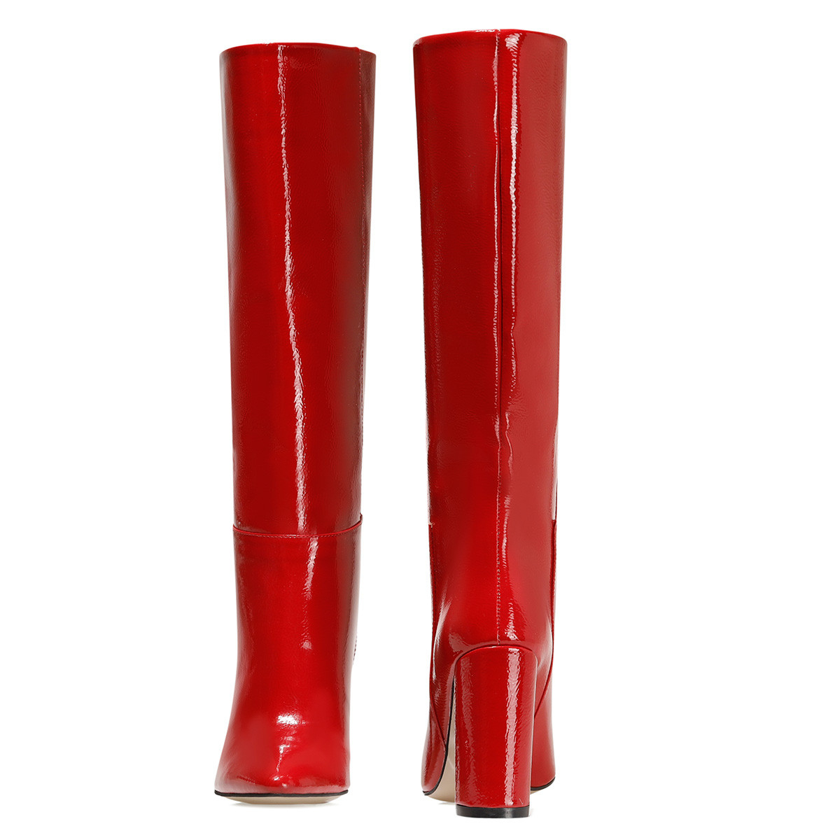 Nine West MIMA Kırmızı Kadın Topuklu Çizme. 5
