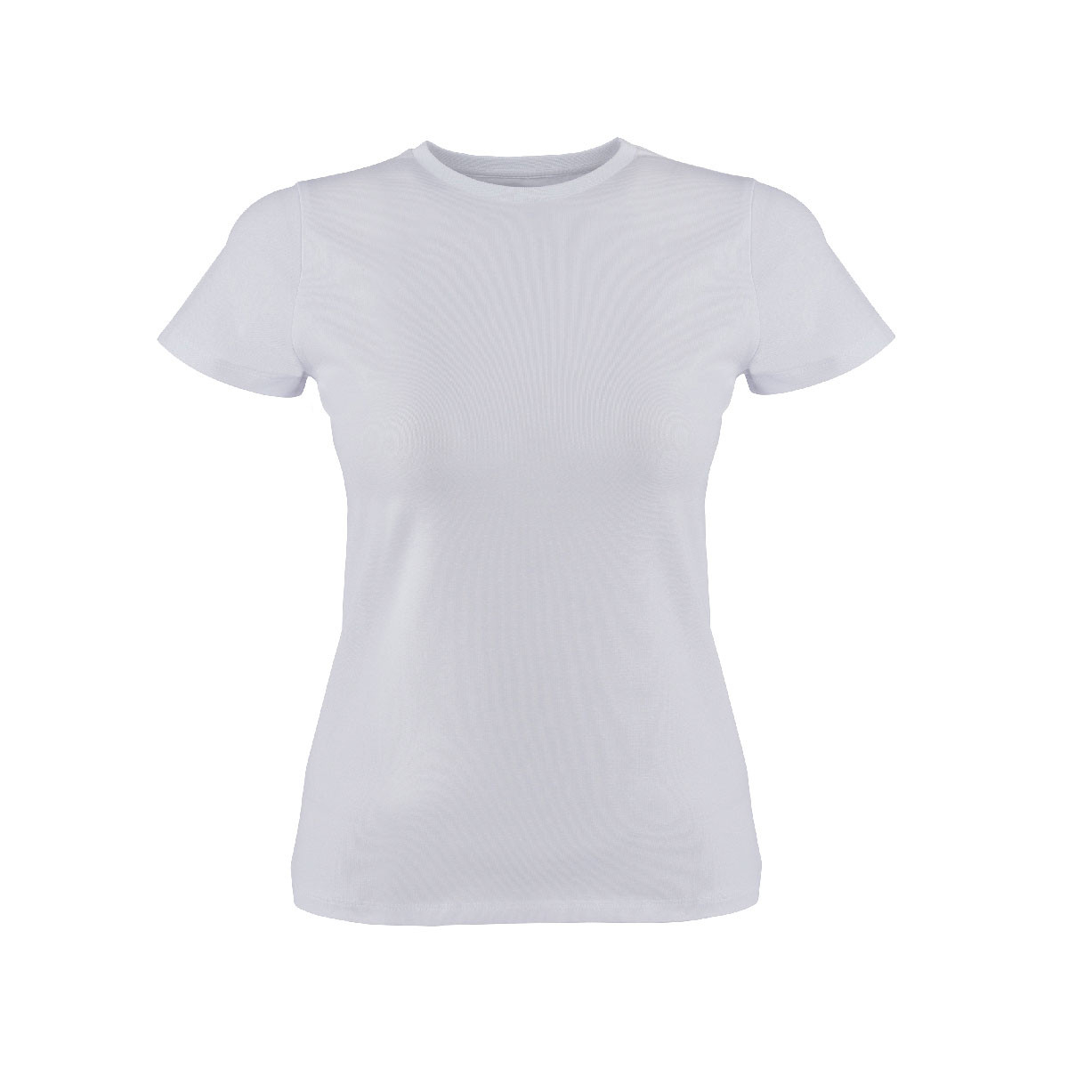 Flo CT129 BASIC C NECK T-SHIR Beyaz Kadın T-Shirt. 2